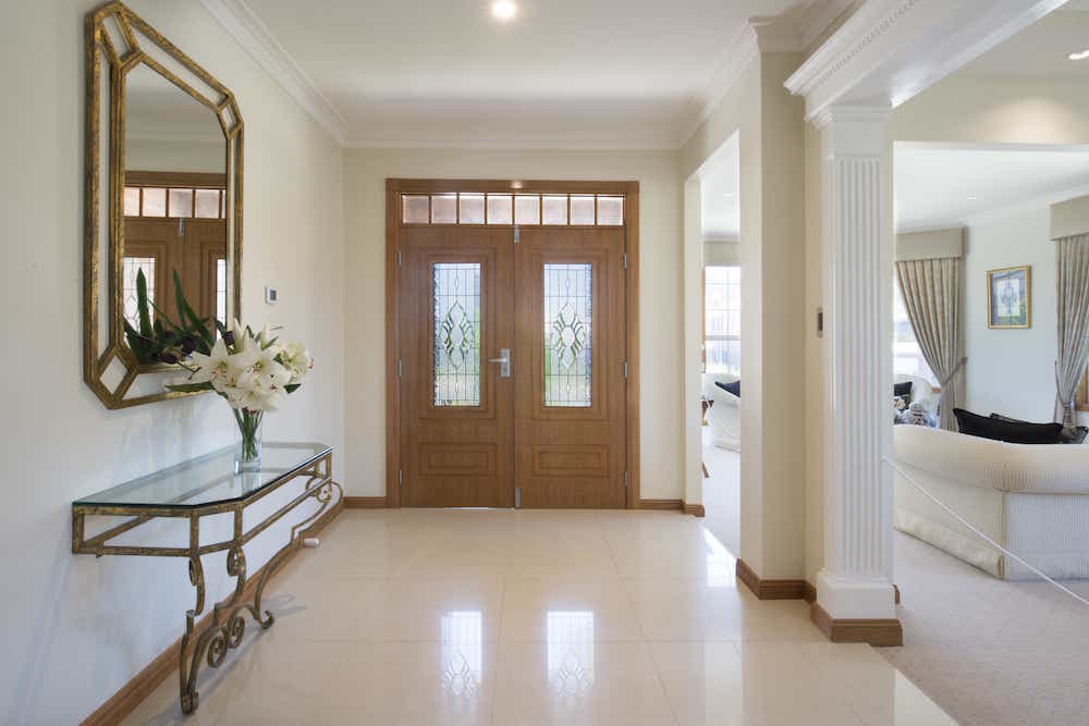 Double front doors